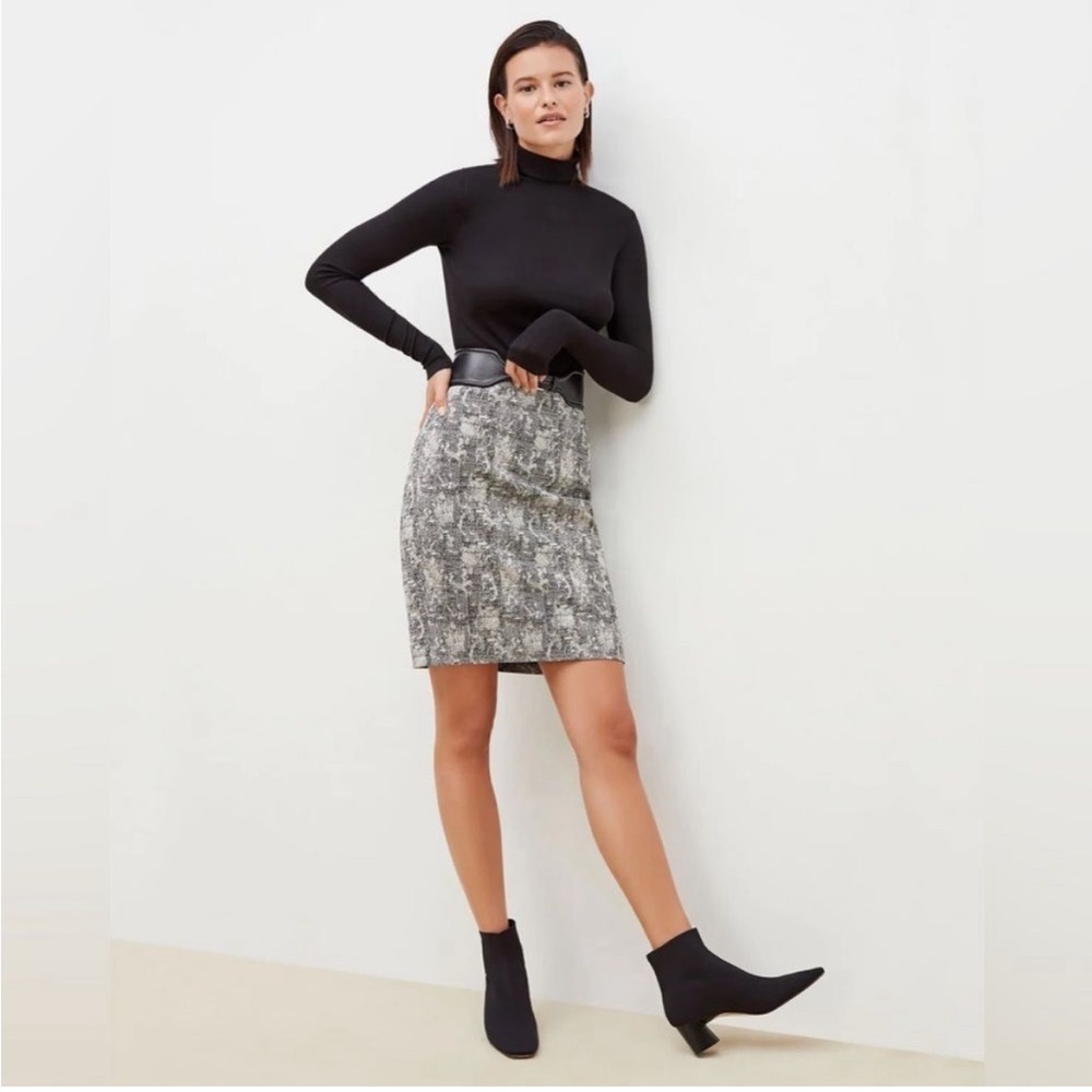 MM Lafleur Noho Jacquard Pencil‎ Skirt in Crackle